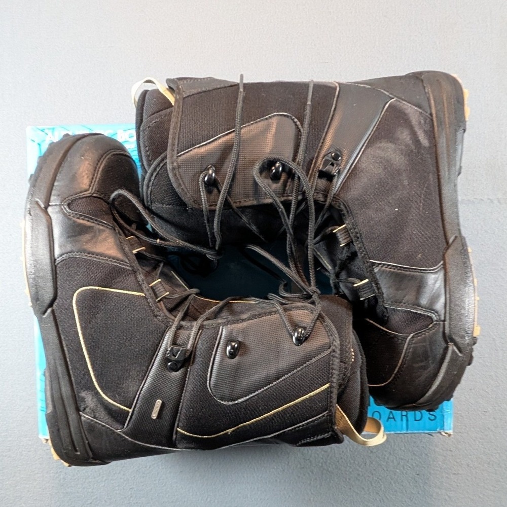 Salomon Snowboard Boots Mens Size 11 Echelon Black‎ Lace Up All Mountain Sport